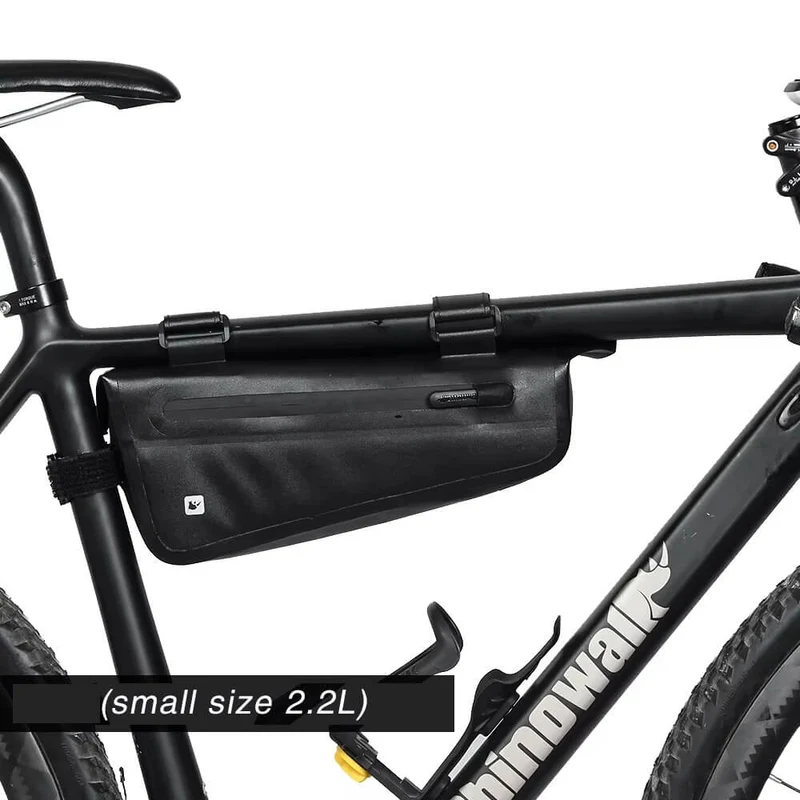 FrameWise™ | Sacoche cadre velo 2.2/3L étanche avec ouverture rapide