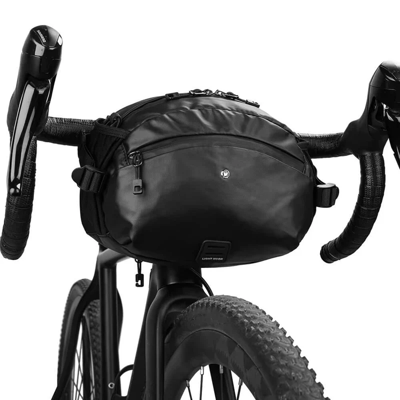 TravelGrip™ | Sacoche guidon vélo étanche avec sortie pour écouteurs
