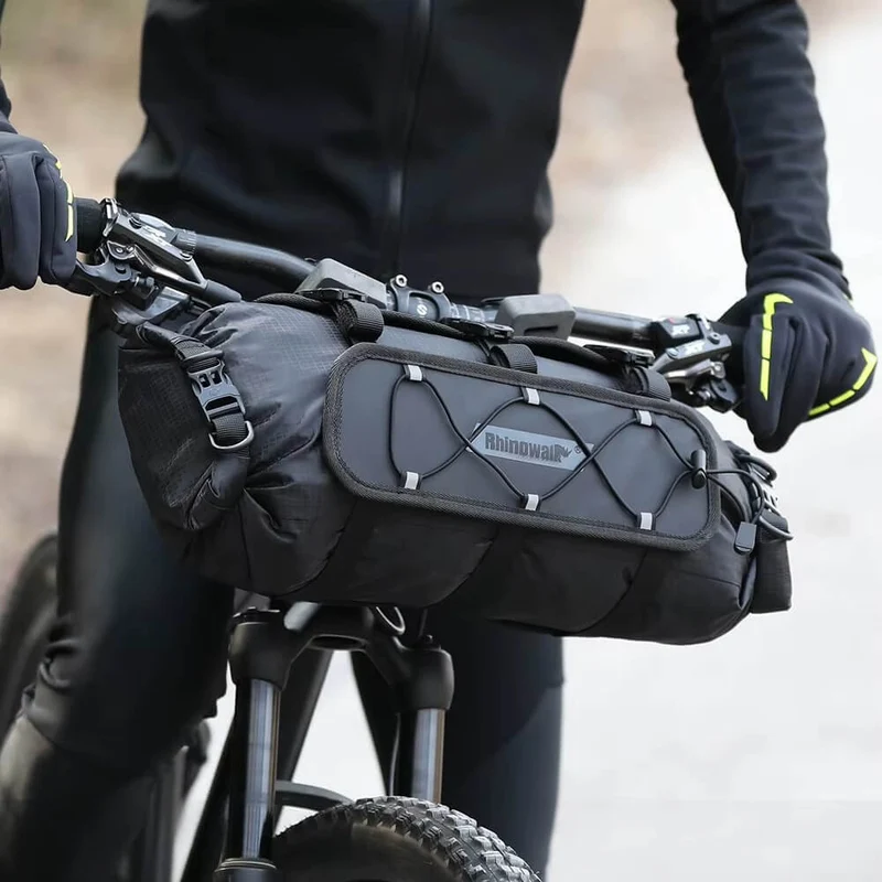 RiderEase™ | Sacoche guidon vélo étanche fixation ultra stable 12L