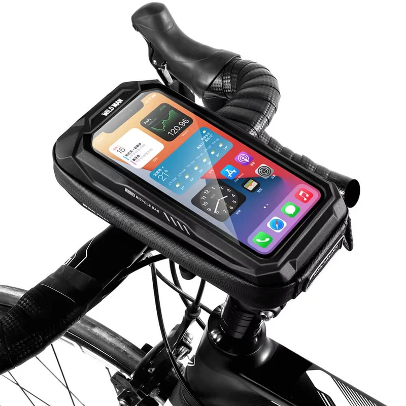 FrameTrek™ | Sacoche velo telephone compacte avec fenêtre tactile