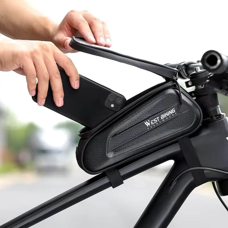 UrbTrek™ | Sacoche velo telephone 1.5L avec fenêtre tactile et protection contre la pluie
