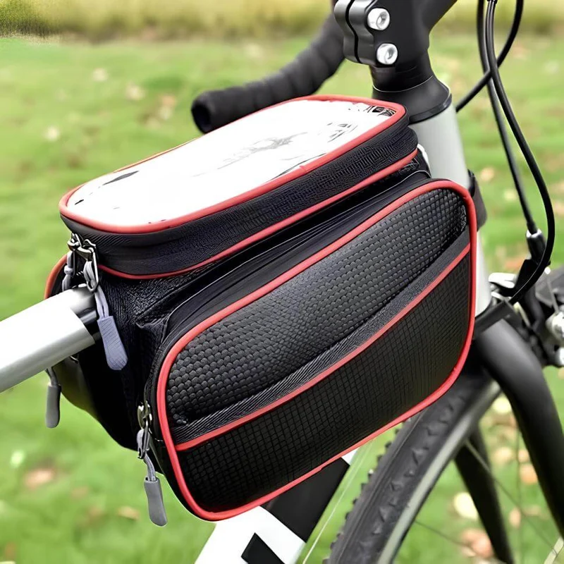 AdventureFrame™ | Sacoche velo telephone 1.5L étanche avec fenêtre tactile