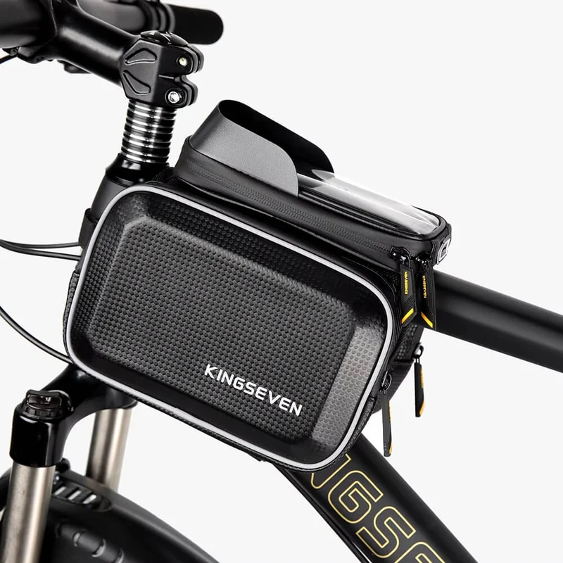 FrameFlow™ | Sacoche velo telephone 1.6L avec fenêtre tactile et compartiments séparés