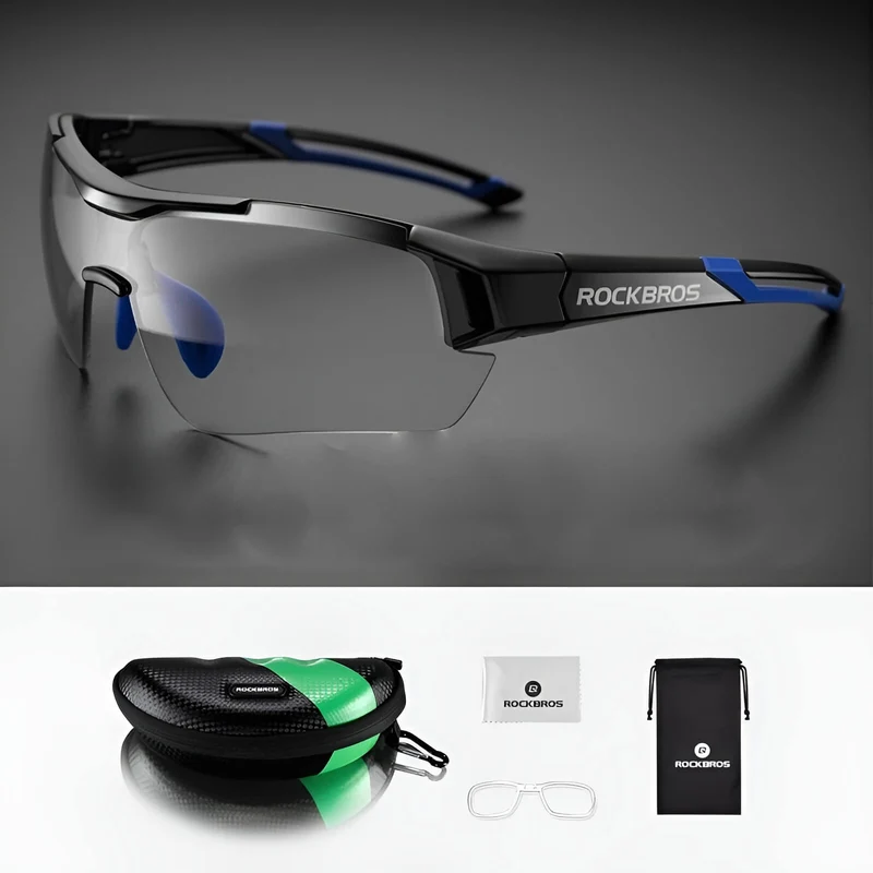 CycliGlasses™ | Lunette velo photochromique avec protection UV et design ultra-léger