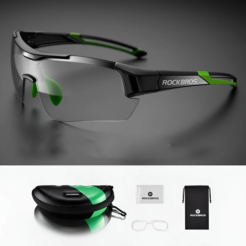 CycliGlasses™ | Lunette velo photochromique avec protection UV et design ultra-léger