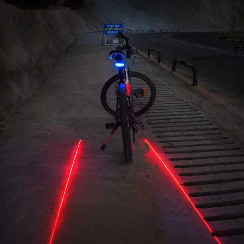 LaserBeam™ | Feu arriere velo avec laser de sécurité