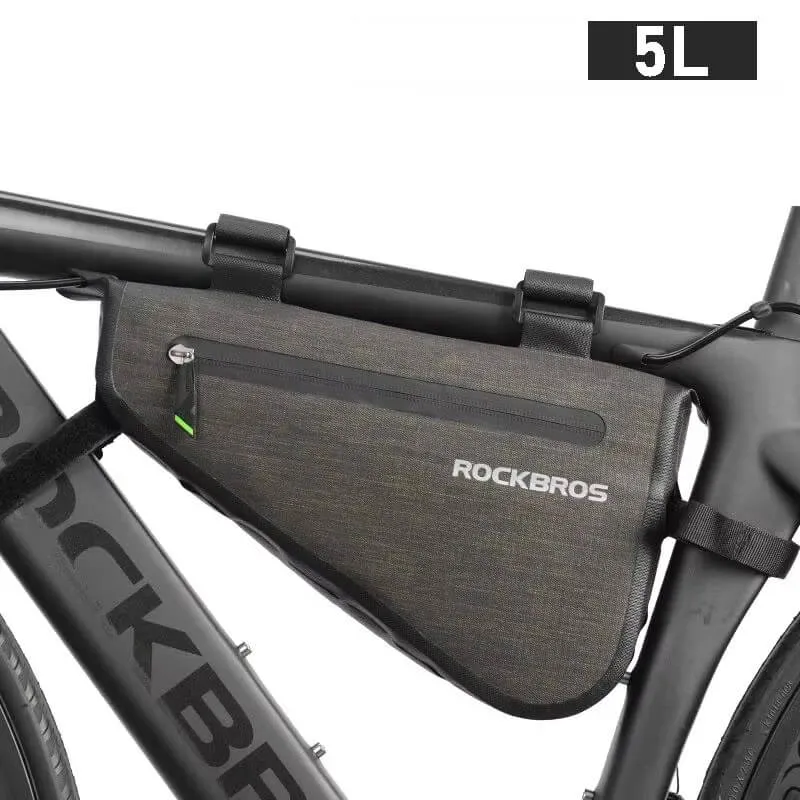 ProofFrameCase™ | Sacoche cadre velo triangulaire étanche et pratique