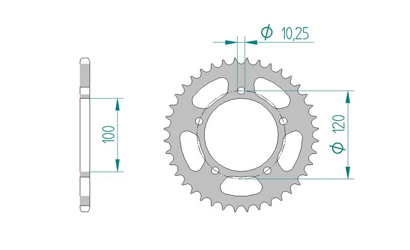 Couronne AFAM 35801 - 47 dents