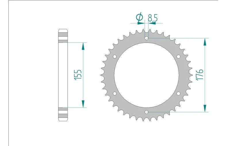 Couronne AFAM 86601A - 42 dents