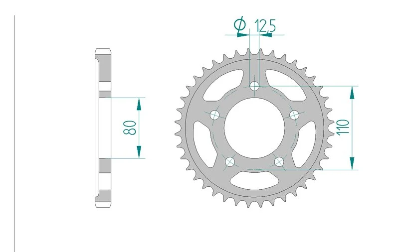Couronne AFAM 86600A - 43 dents