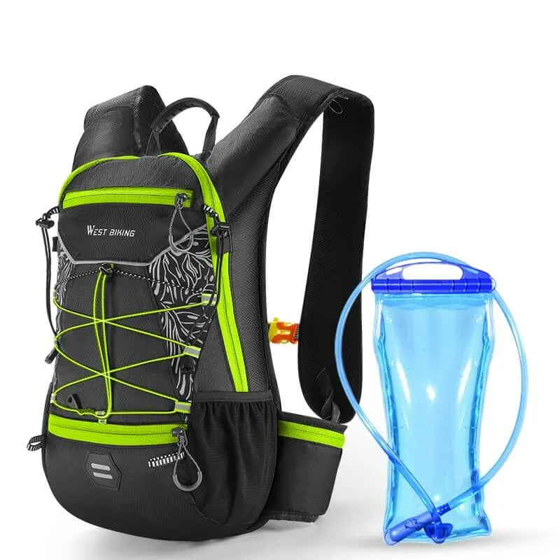 RideHaven™ | Sac a dos velo 16L avec poche à eau de 2L et dos respirant