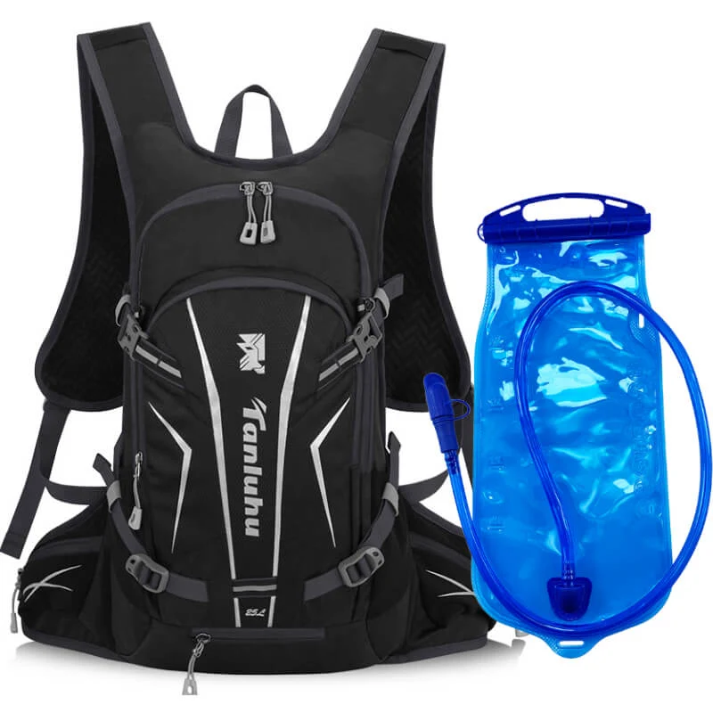 CycloCarrier™ | Sac a dos velo 25L avec poche à eau de 2L et rangements multiples