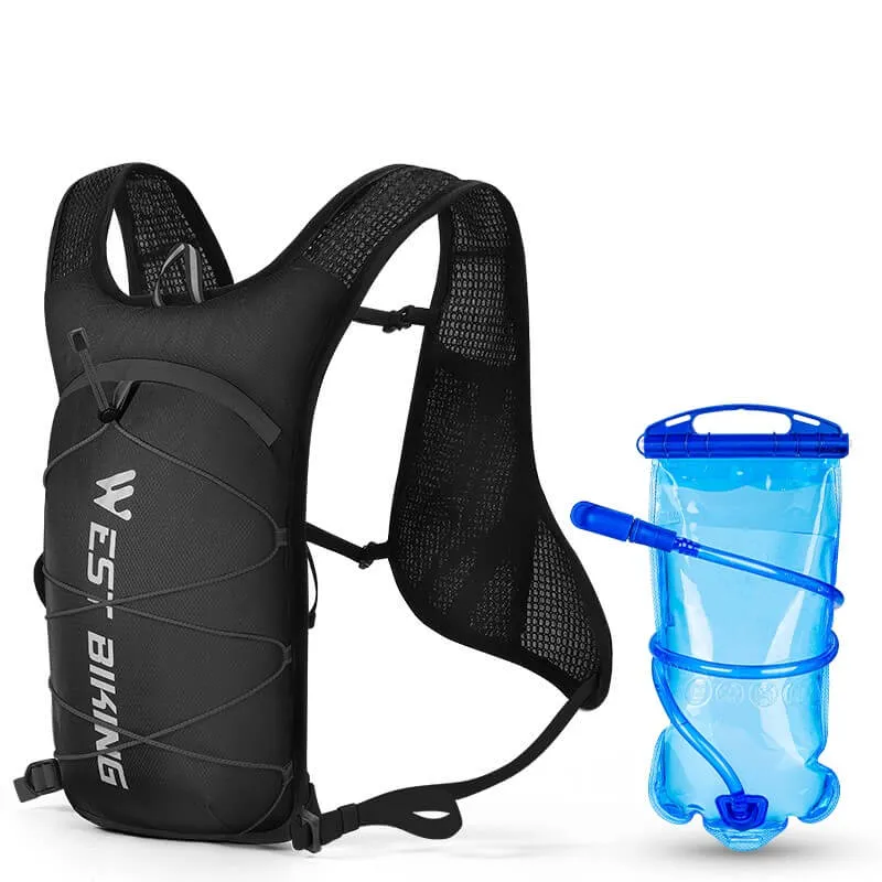 MountainVault™ | Sac a dos velo 7L avec poche à eau de 1.5L et bandes réfléchissantes