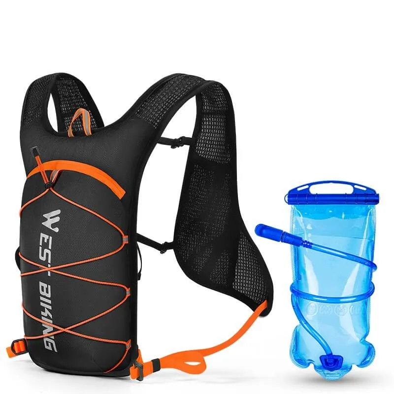 MountainVault™ | Sac a dos velo 7L avec poche à eau de 1.5L et bandes réfléchissantes
