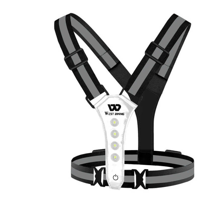 SafetyVestLight™ | Gilet clignotant velo led rechargeable et étanche