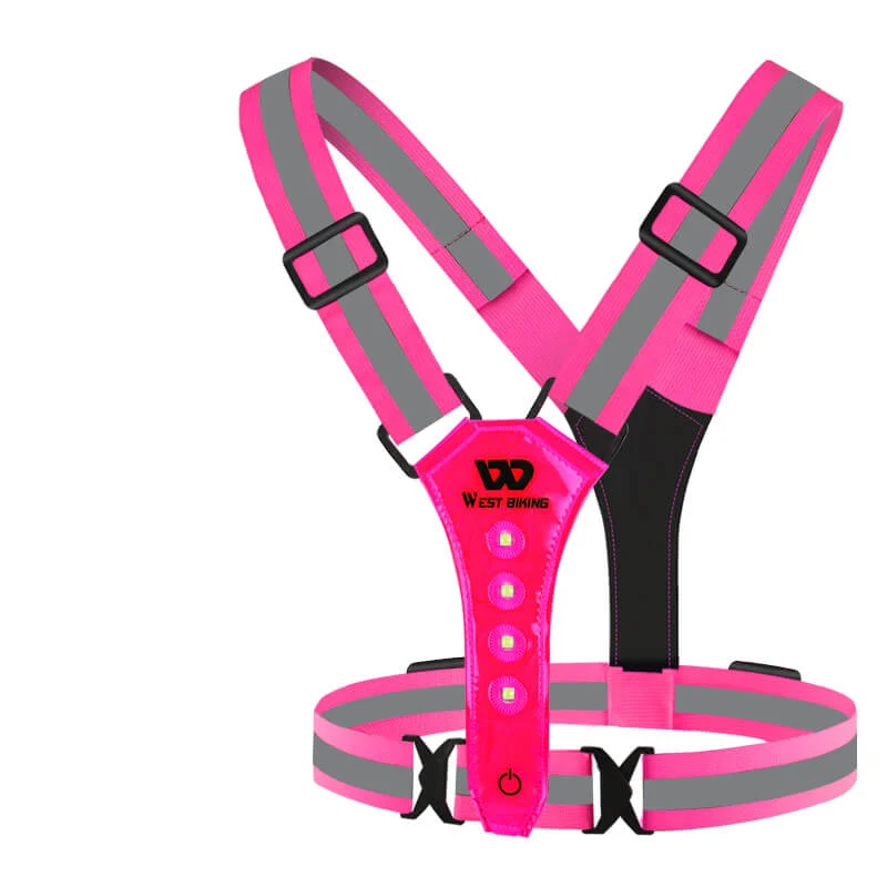 SafetyVestLight™ | Gilet clignotant velo led rechargeable et étanche