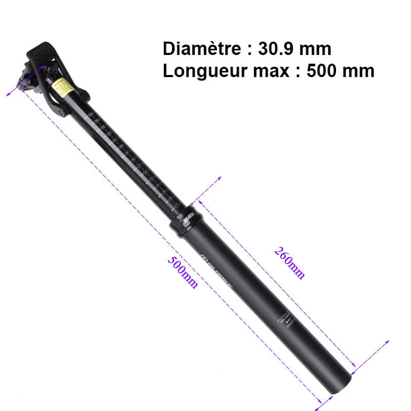 AdjustPost™ | Tige de selle avec réglage précis pour adapter ta position