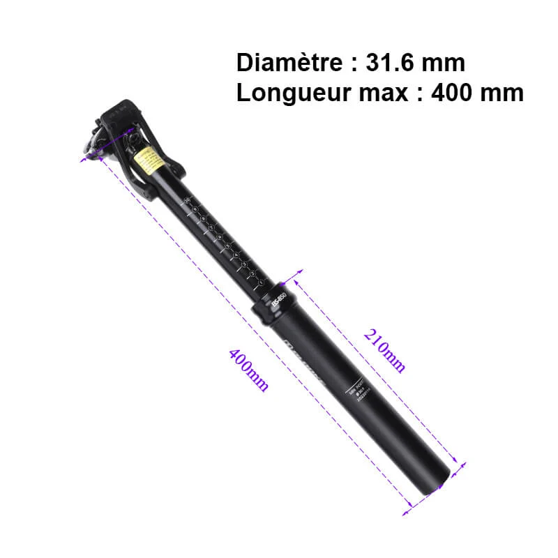 AdjustPost™ | Tige de selle avec réglage précis pour adapter ta position