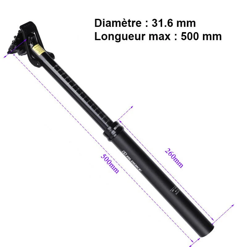 AdjustPost™ | Tige de selle avec réglage précis pour adapter ta position