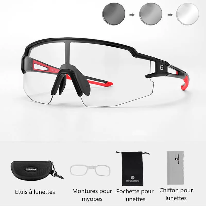 RacBikeGlasses™ | Lunette velo photochromique avec protection UV