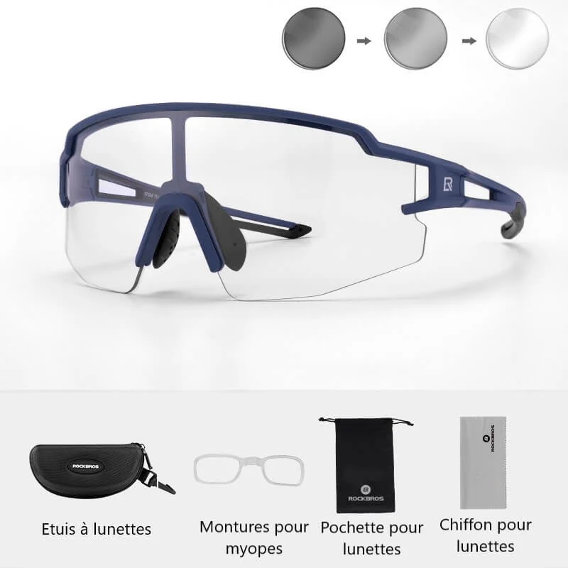 RacBikeGlasses™ | Lunette velo photochromique avec protection UV