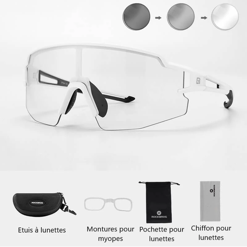 RacBikeGlasses™ | Lunette velo photochromique avec protection UV