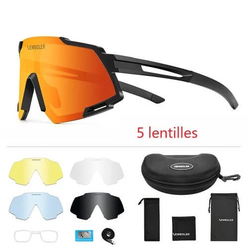 ProofBikeGlasses™ | Lunette velo avec protection UV et lentilles interchangeables