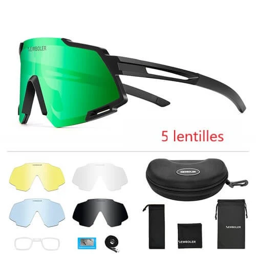 ProofBikeGlasses™ | Lunette velo avec protection UV et lentilles interchangeables