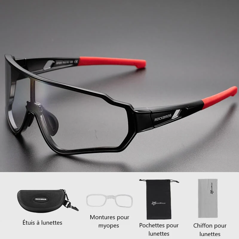 SpBikeGlasses™ | Lunette velo photochromique avec protection UV