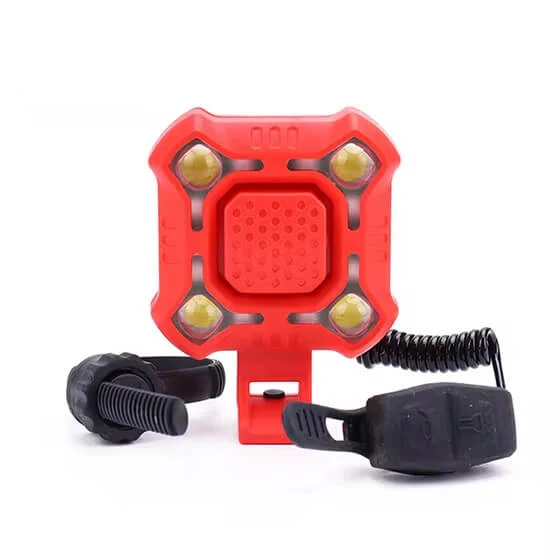 PortiBikeHorn™ | Sonnette velo lumineuse avec 5 modes d'alarme