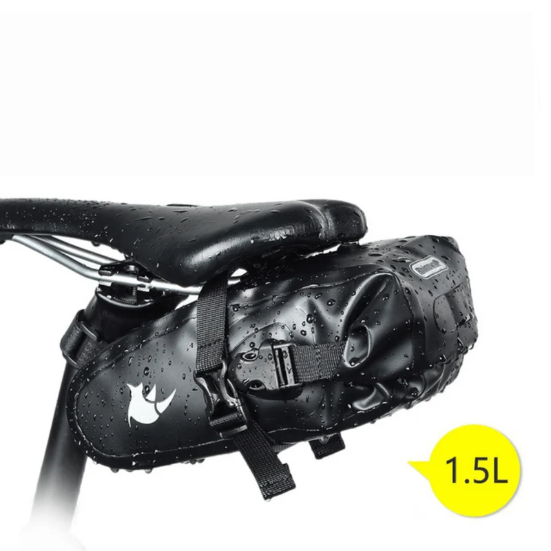 ProofSaddleExtraCap™ | Sacoche de selle étanche et spacieuse 1.5/2.5L