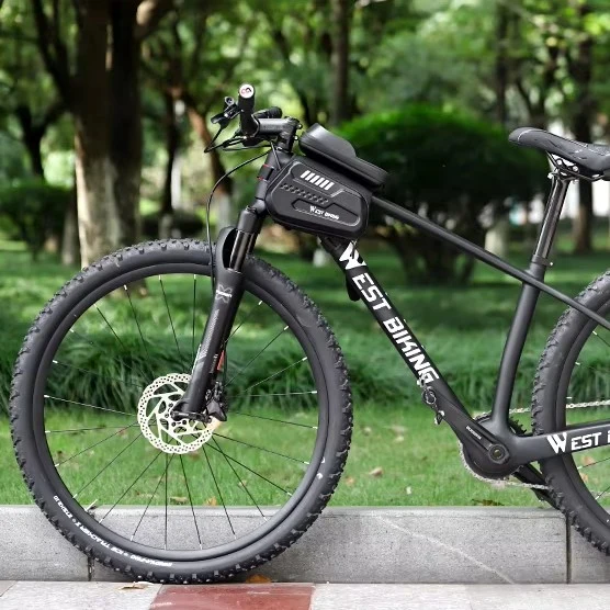 PhoneRidePack™ | Sacoche velo telephone étanche avec fenêtre tactile et capacité de 1.4L