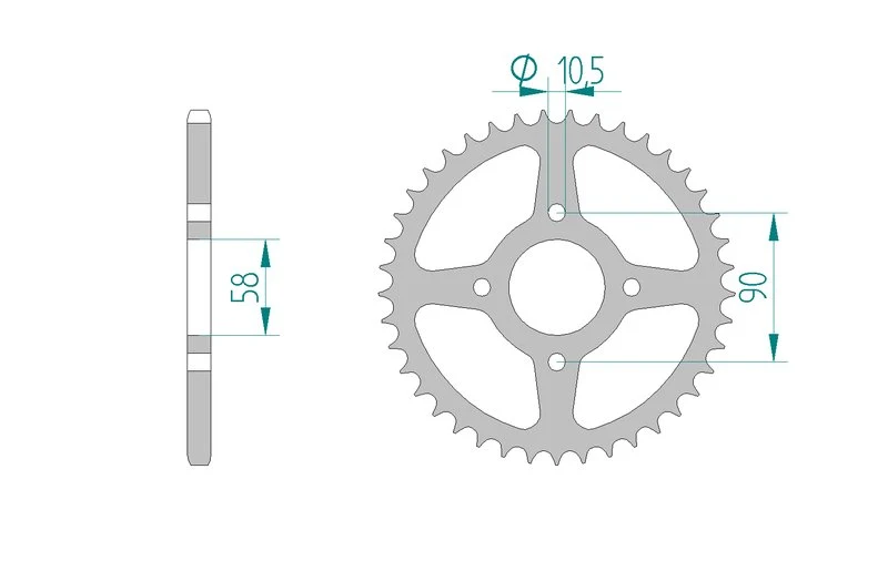 Couronne AFAM 10221 - 42 dents