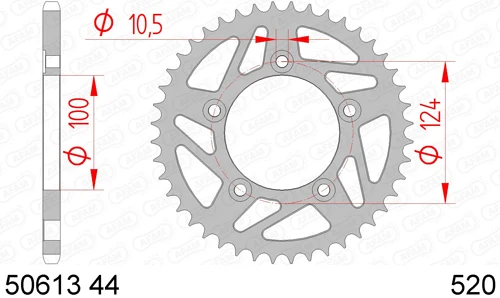 Couronne AFAM 50613 - 46 dents