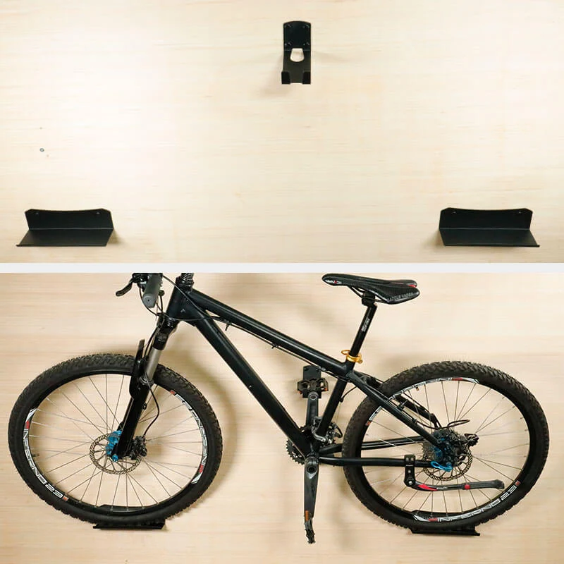 WallPedalHook™ | Support velo mural horizontal, charge jusqu’à 25 kg