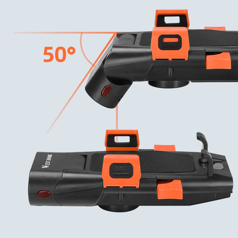 BikeSpotlight™ | Eclairage velo 4 en 1 avec klaxon, support téléphone et batterie externe