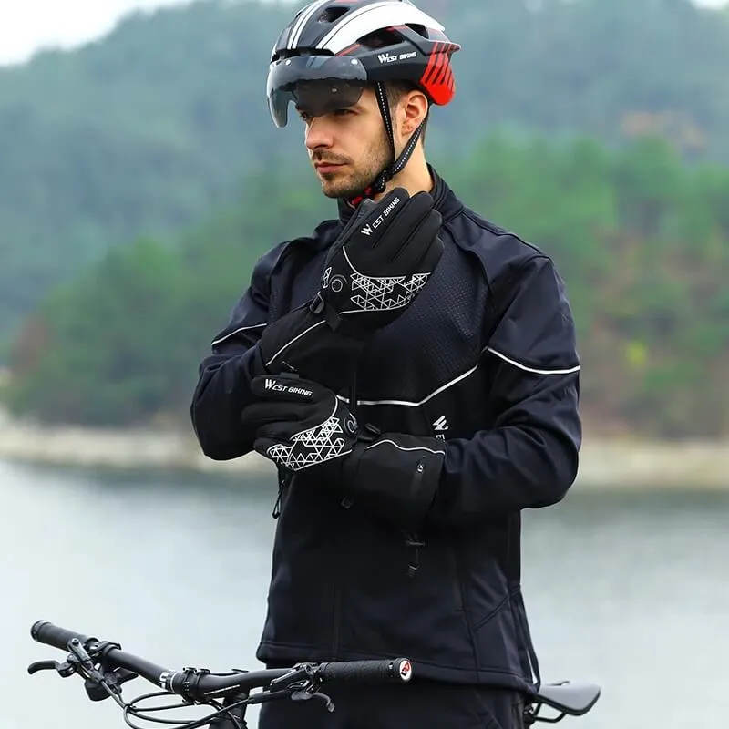 WarmGrip™ | Gants chauffants velo imperméables et tactiles
