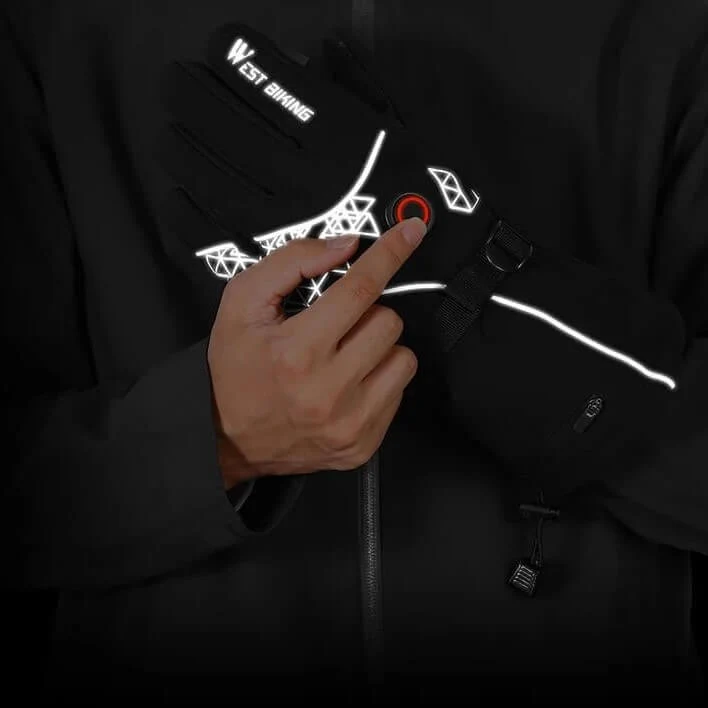 WarmGrip™ | Gants chauffants velo imperméables et tactiles