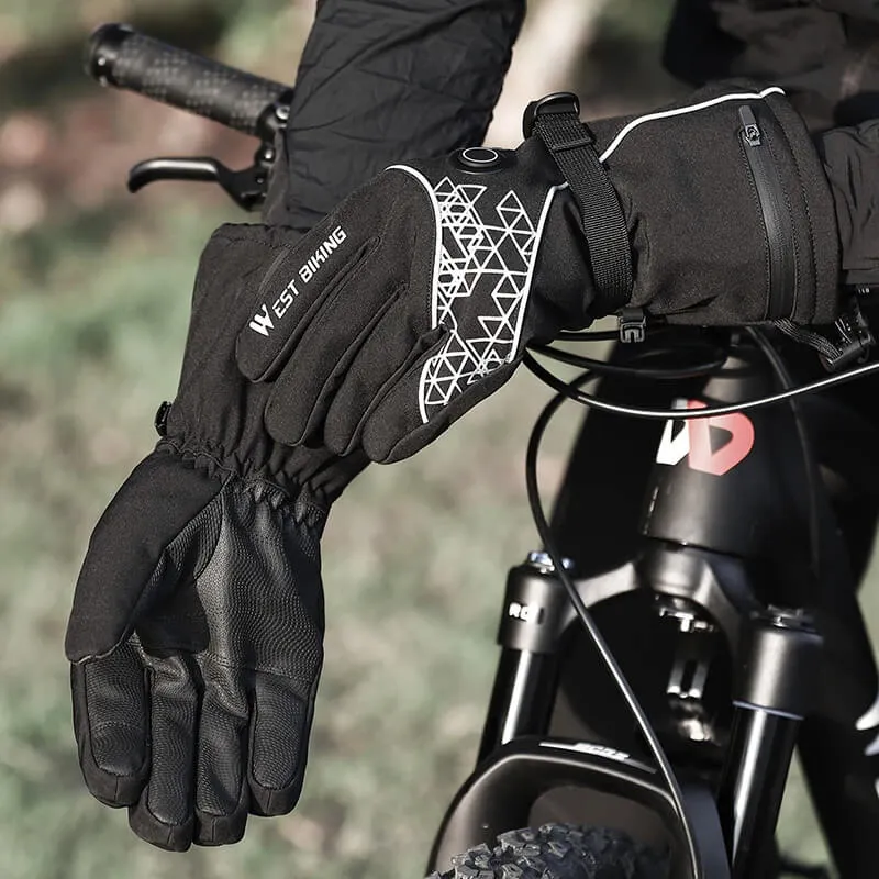 WarmGrip™ | Gants chauffants velo imperméables et tactiles