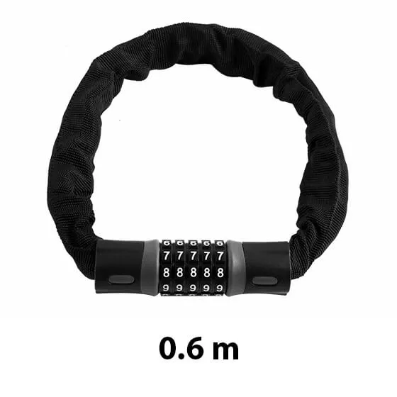 CodeLock™ | Antivol velo flexible à code 5 chiffres pour un verrouillage sans clé