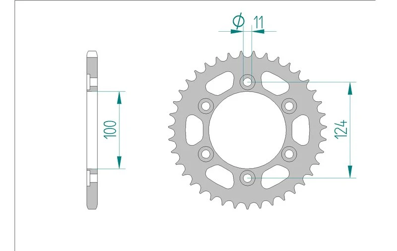 Couronne AFAM 50602A - 46 dents