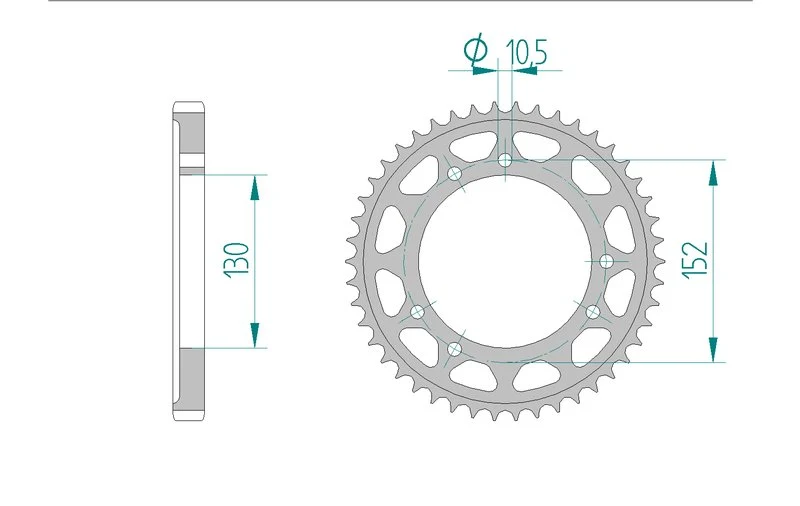 Couronne AFAM 44601 - 48 dents