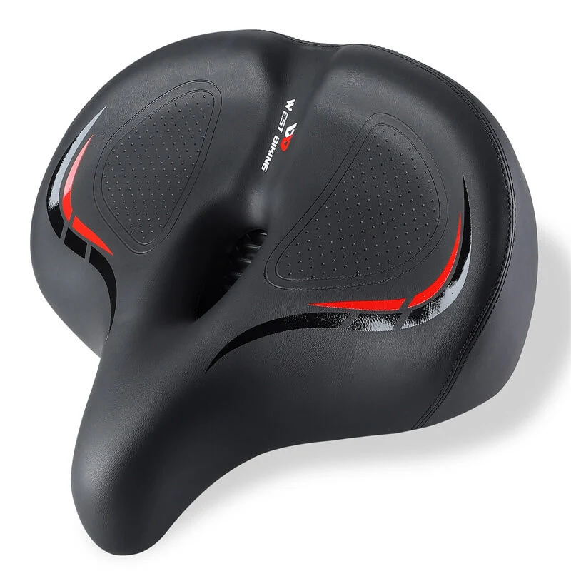 ComfyMasterPro™ | Selle velo confort large avec ressorts pour absorber les chocs