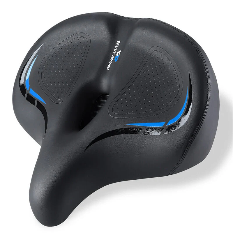 ComfyMasterPro™ | Selle velo confort large avec ressorts pour absorber les chocs