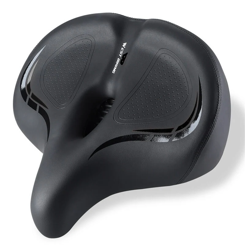 ComfyMasterPro™ | Selle velo confort large avec ressorts pour absorber les chocs