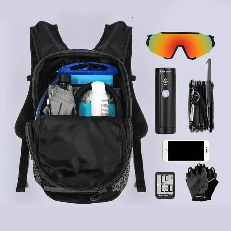HydroRide™ | Sac a dos velo 10L avec sac d'eau 2L