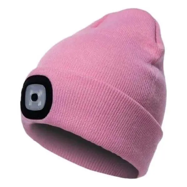 BaniLED™ | Bonnet lampe frontale rechargeable USB avec LED amovible