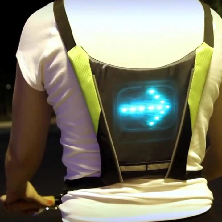 BikeBright™ | Gilet clignotant velo rechargeable par USB et étanche