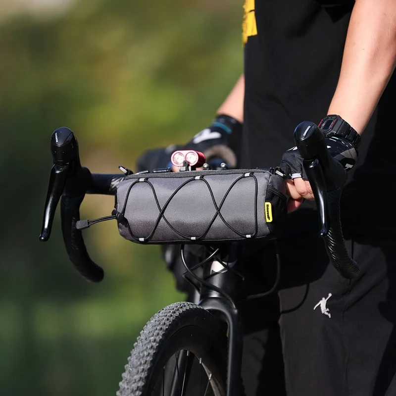 HandlebarHero™ | Sacoche guidon vélo 2.4L compacte et résistante