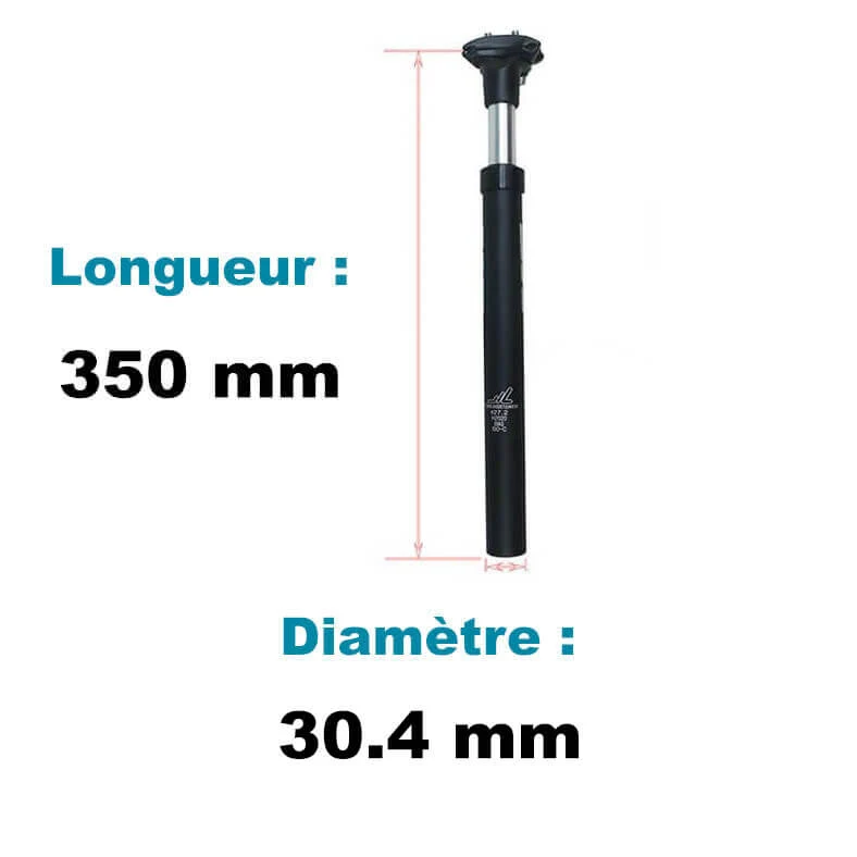 SeatDamper™ | Tige de selle suspendue avec confort amélioré et absorption des chocs